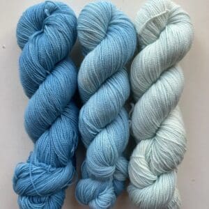 Hydrangea Fingering Yarn - Naturally Dyed in West Virginia