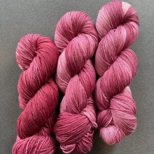Pink Naturally Dyed Fiber & Yarn
