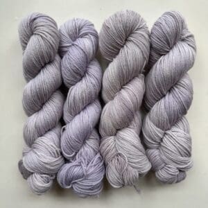 Variegated Lavender Wool Yarn in Worsted | DK | Fingering | Sock weights
