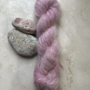 Light Hibiscus Mohair and Mulberry Silk