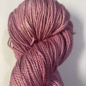 Variegated Dark Pink Hibiscus Recycled Wool and Tencel Sock