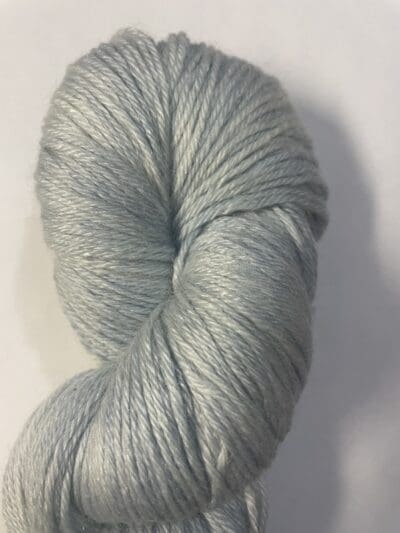 Variegated Light Indigo Recycled Wool and Tencel Sock - Image 4