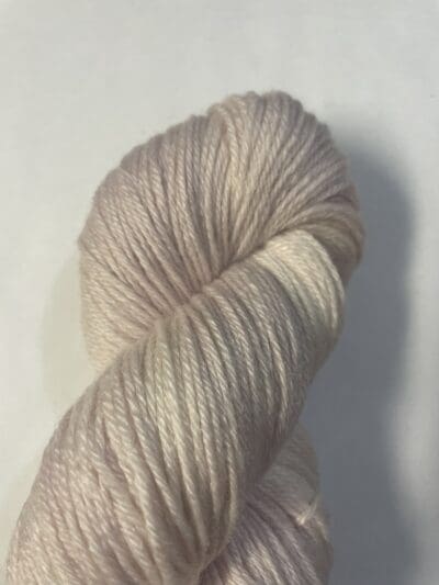 Variegated Strawberry Cream Recycled Wool  and Tencel Sock - Image 2