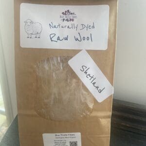 Cream Shetland Raw Locks (25 g)
