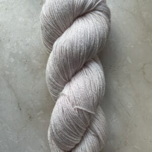 Light Pink Recycled Wool and Tencel Sock