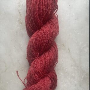 Dark Red Dahlia 100% Shetland Fingering
