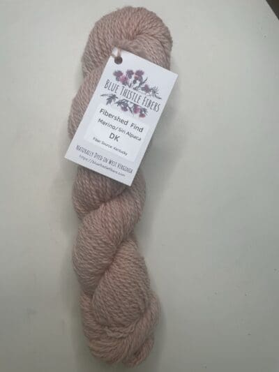 Light Rose Merino / Suri Alpaca DK - Image 2