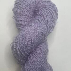 100% Shetland Fingering Weight Yarn | Light Lavender