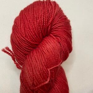 Merino Blend Fingering Weight Yarn | Maple Red