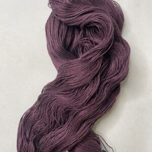 Plum Fingering Weight Naturally Dyed Yarn