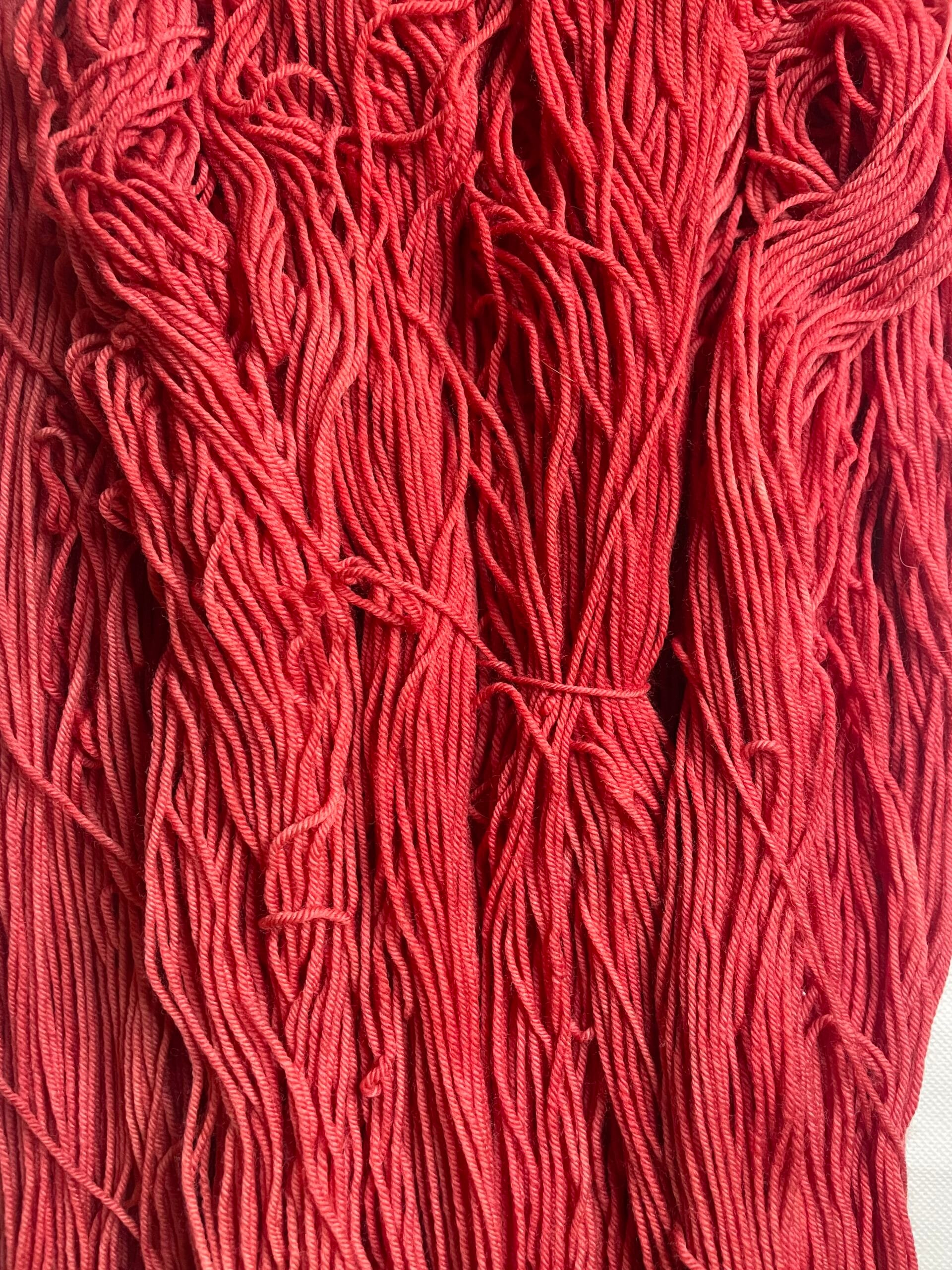 Crimson Red Fingering Skeins