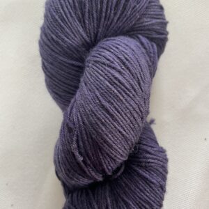 Plum Sock Weight Naturally Dyed Yarn