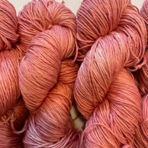 Silk Linen Blend DK Weight Yarn | Pink