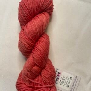 Merino Cashmere Blend Sock Weight Yarn | Red