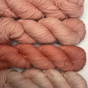 Pink Worsted Naturally Dyed Yarn