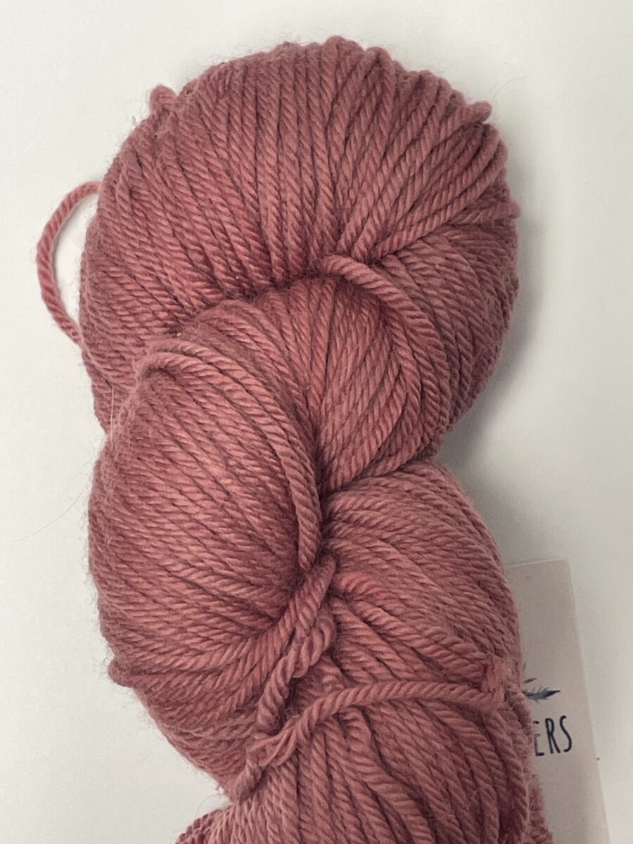 Burgundy DK Naturally Dyed Yarn 1