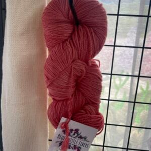 Crimson Sock 3 ply Merino/yak/silk 2