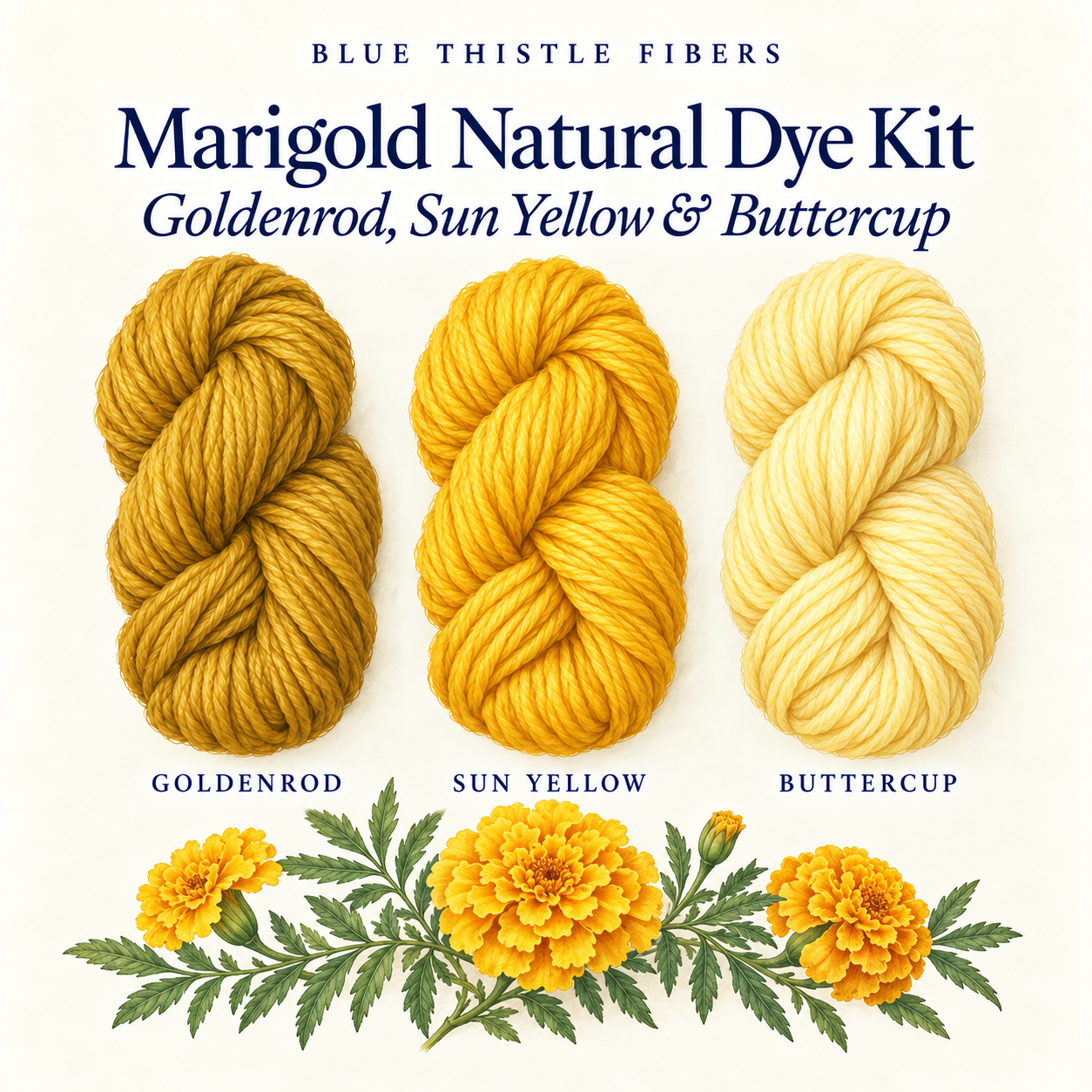 Marigold Natural Dye Kit product artwork