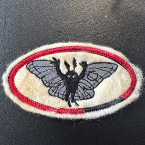Mothman Wool Patch - BTF