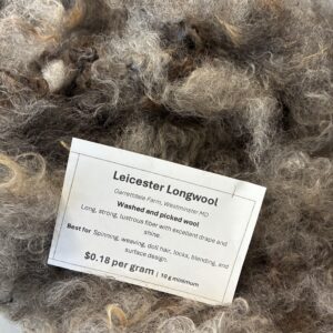 Leicester Longwool Cloud | Scoured & Picked Fiber, by the 10 g