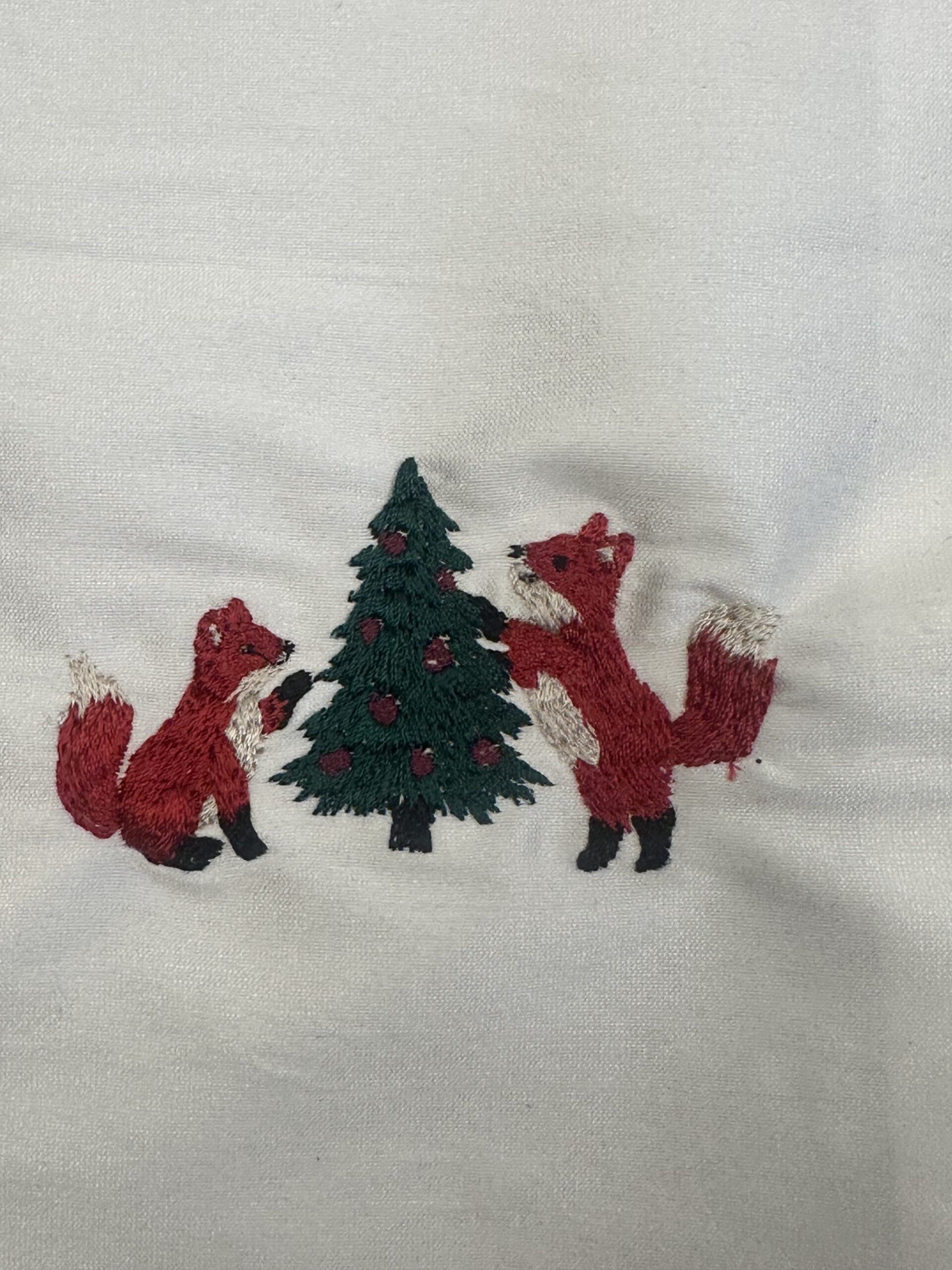 Fox & Tree Wool Patch - BTF