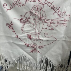 Polish Wedding Vintage Embroidery Linen